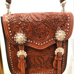 Montana West saddlebag purse